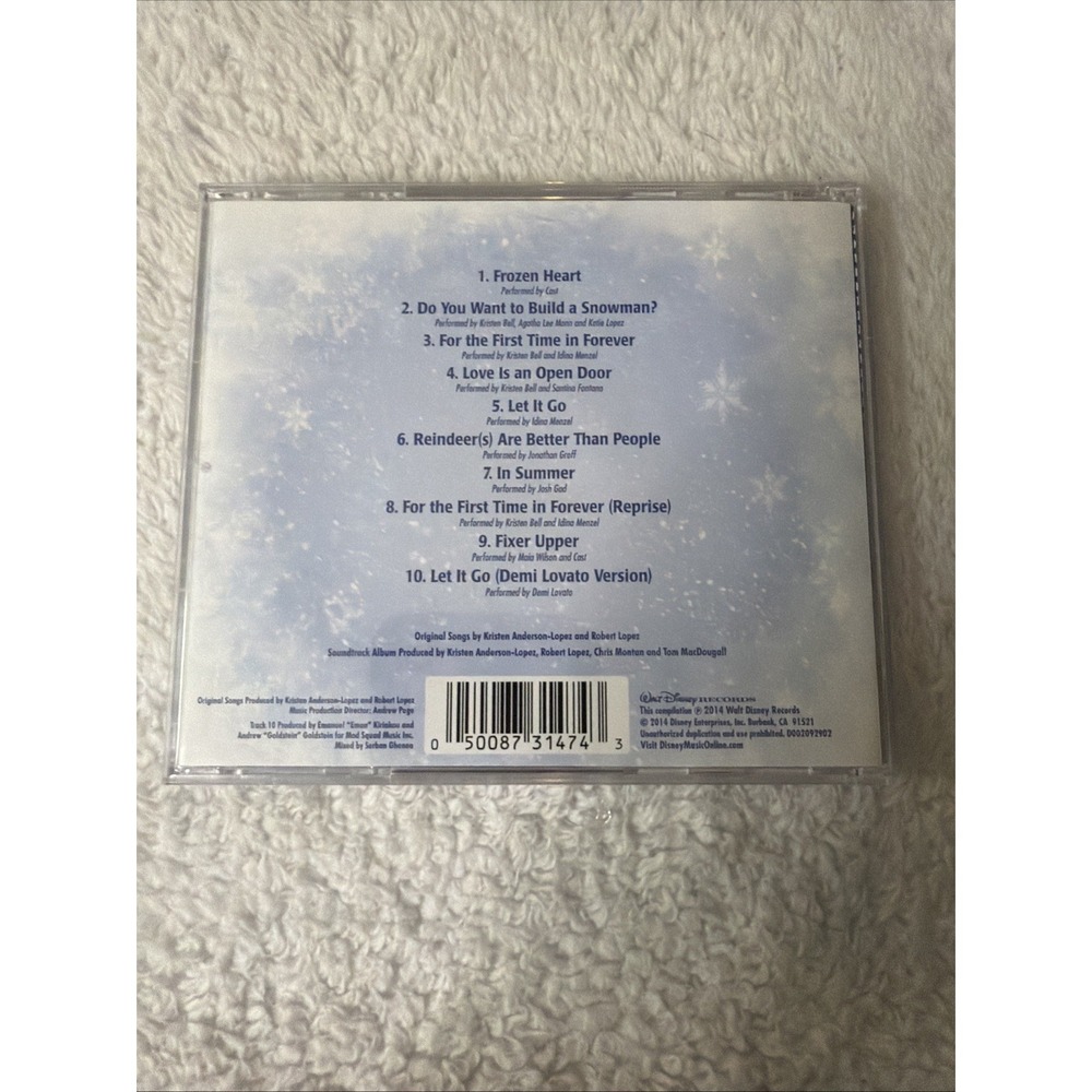 Walt Disney Records Frozen The Songs Collector's Edition CD Sticker Anna Olaf - Picture 2 of 12